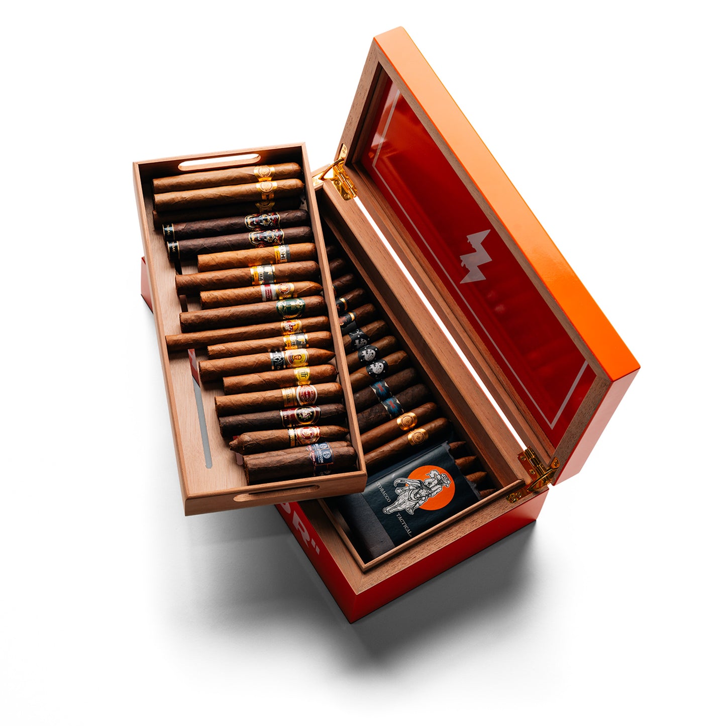 ORANGE "HUMIDOR" MOISTURE BOX - BLEMS